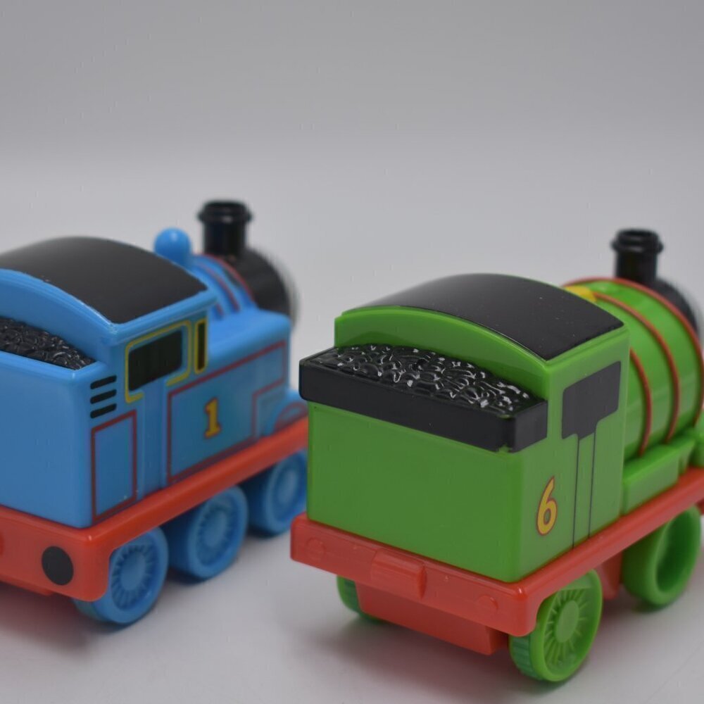 Thomas & Friends Pull-Back Trains Thomas and Percy 6 Plastic Engine 2009 - 2013 - Picture 7 of 8